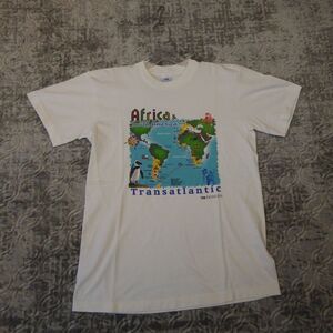 Vintage Princess Cruise Shirt Men Large White Africa South America Single Stitch